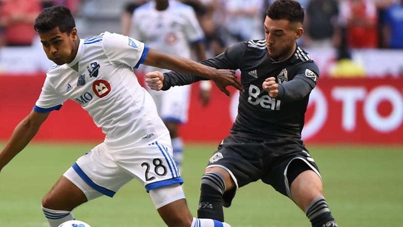 Shamit Shome - Russell Teibert - Montreal Impact - Vancouver Whitecaps