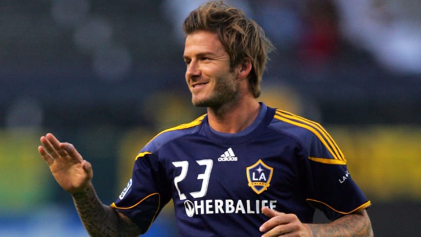 David Beckham made his first MLS appearance, coming on in the 70th minute vs. the Crew