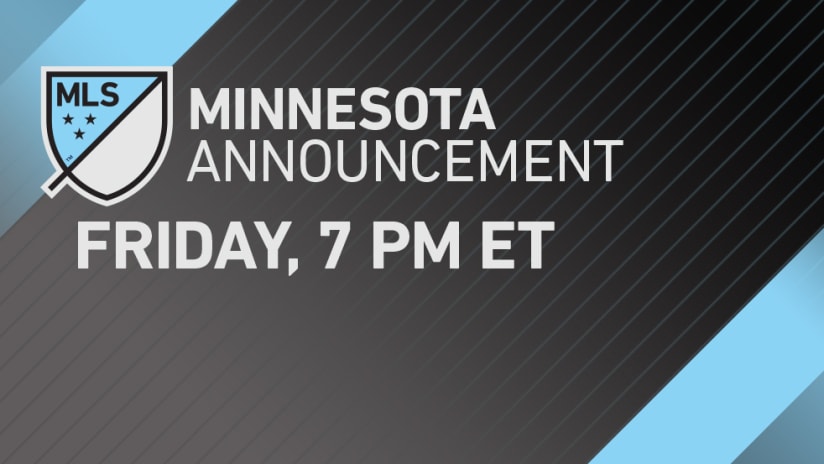 Minnesota Announcement - August 19, 2016