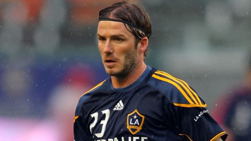 David Beckham will play in Rio Tinto Stadium for the first time in his career on Saturday.