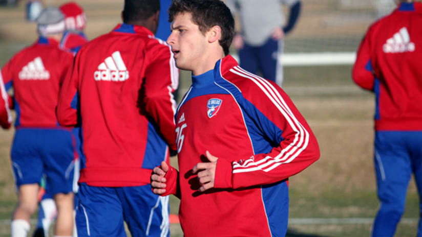 Charlie Campbell is one of the rookies fighting for a spot in FC Dallas.