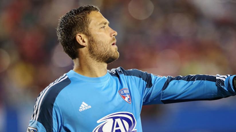 FC Dallas's Chris Seitz returns to action for the first time since donating marrow.