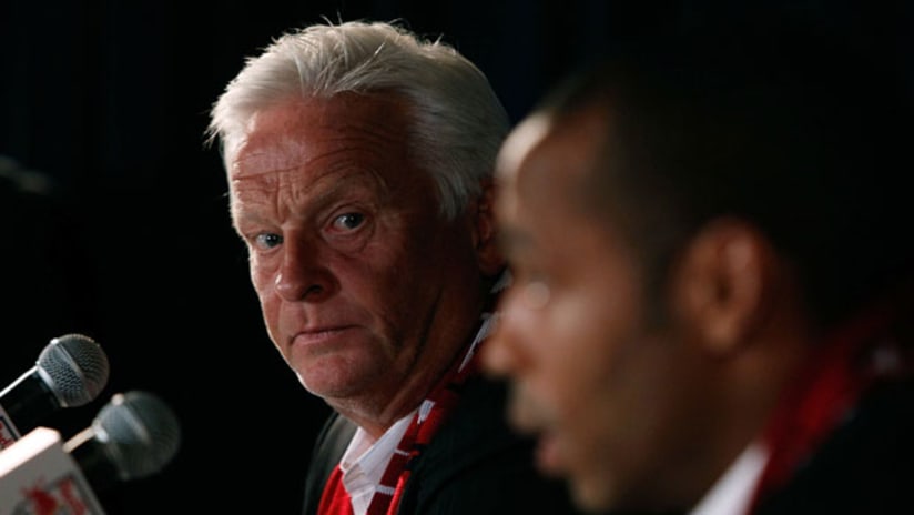 Red Bulls coach Hans Backe has an enviable task of figuring out who best complements Thierry Henry.