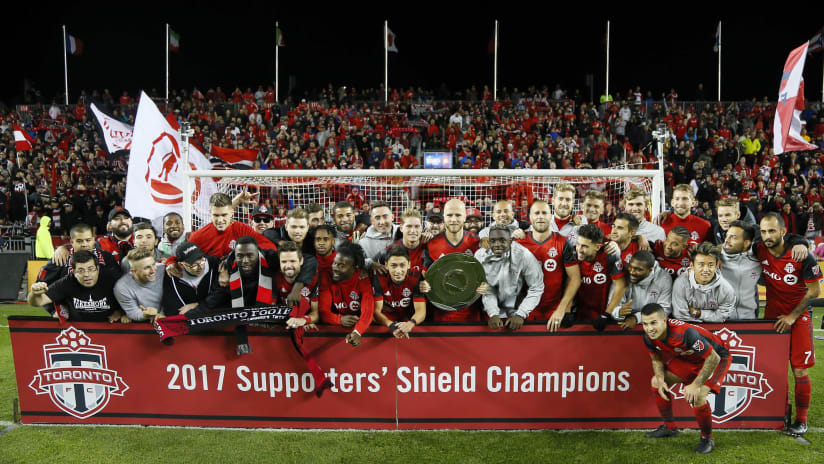 Toronto FC with 2017 Supporters' Shield