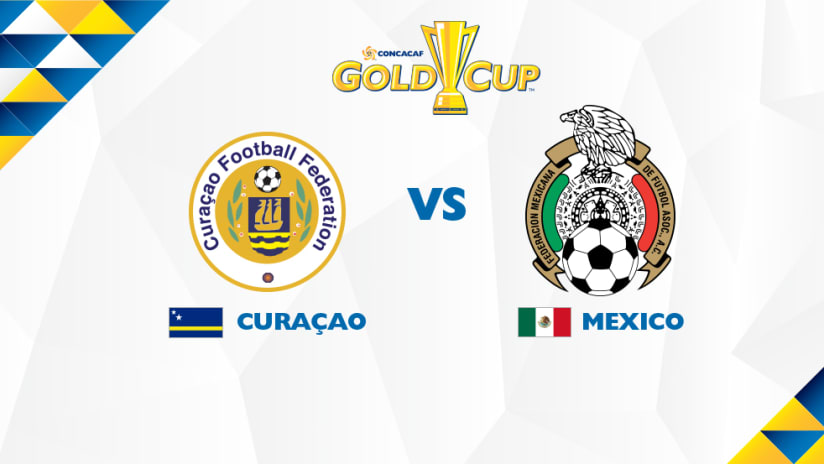 Gold Cup 2017 - Curacao vs. Mexico - matchup image