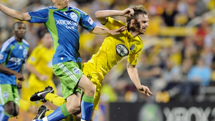 Eddie Gaven called the Crew's 4-0 home loss to Seattle "unacceptable."