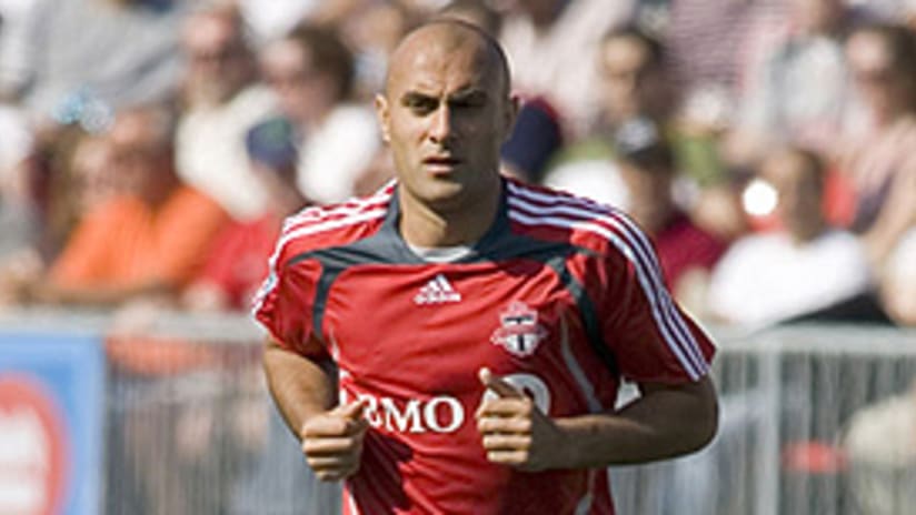 Danny Dichio and Toronto FC had their tight match with San Jose cut short due to weather.