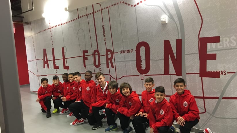 Toronto FC - academy - All For One banner