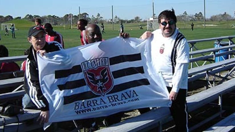 D.C. United fans traveled to Florida to see their team.