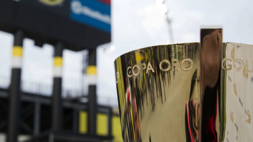 Gold Cup - closeup shot - trophy