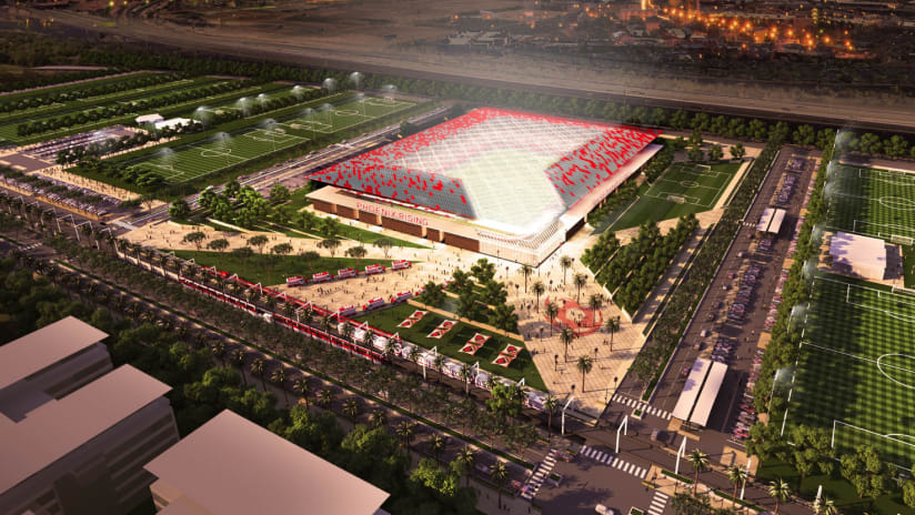 Phoenix stadium rendering