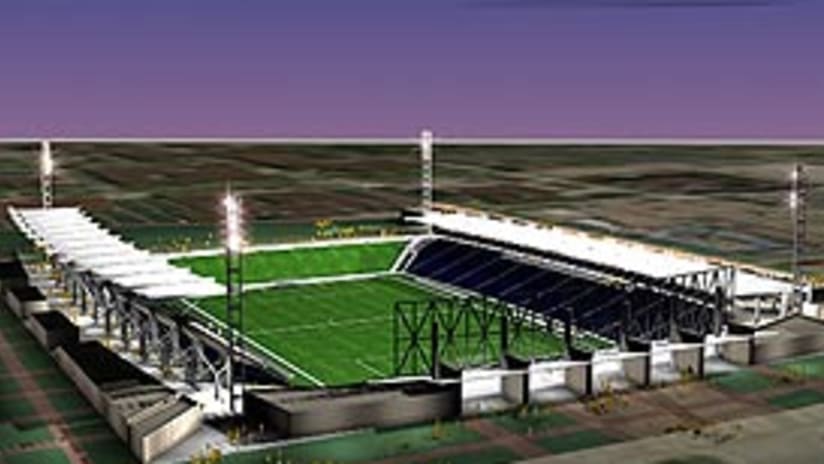 Colorado's potential design for the Prairie Gateway Soccer Complex.