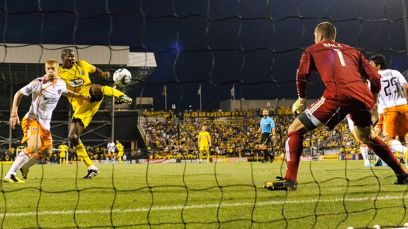 Errors once again proved costly for the Dynamo even before Andy Iro netted the Crew's second