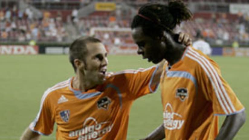 Brian Mullan (left) is one of Houston Dynamo's foremost leaders.