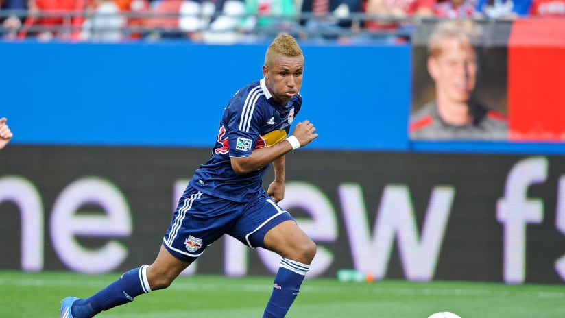 Juan Agudelo with the New York Red Bulls in 2012