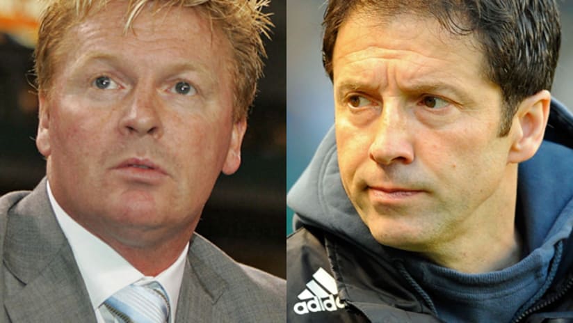 Both Mo Johnston (left) and Preki were let go on Tuesday in a major front office shakeup at Toronto FC.