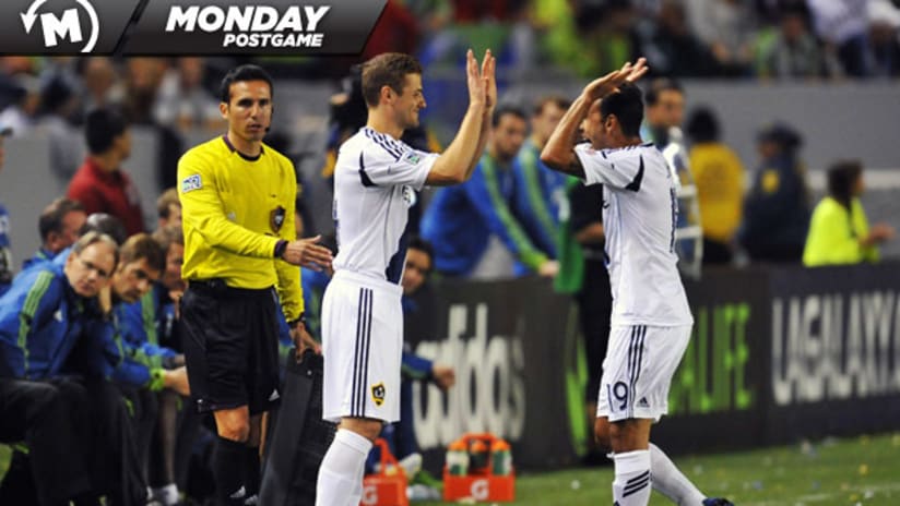 Monday Postgame: Robbie Rogers subs on for the LA Galaxy.
