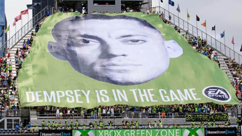 Clint Dempsey EA Sports FIFA banner