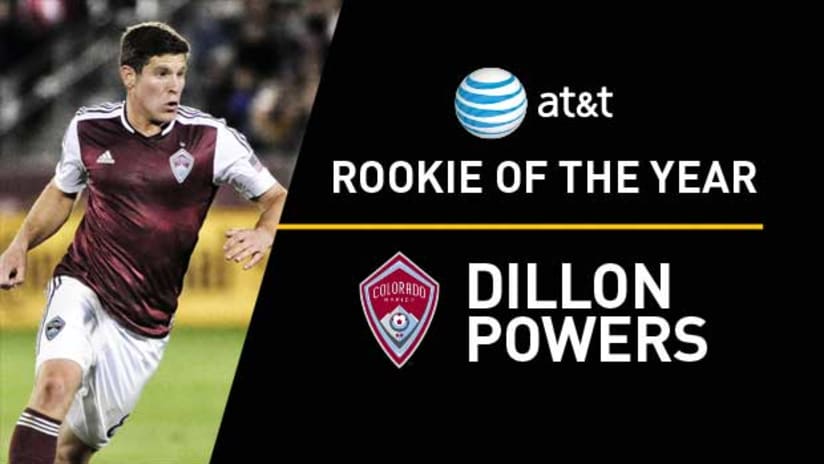 AT&T Rookie of the Year: Dillon Powers, Colorado Rapids