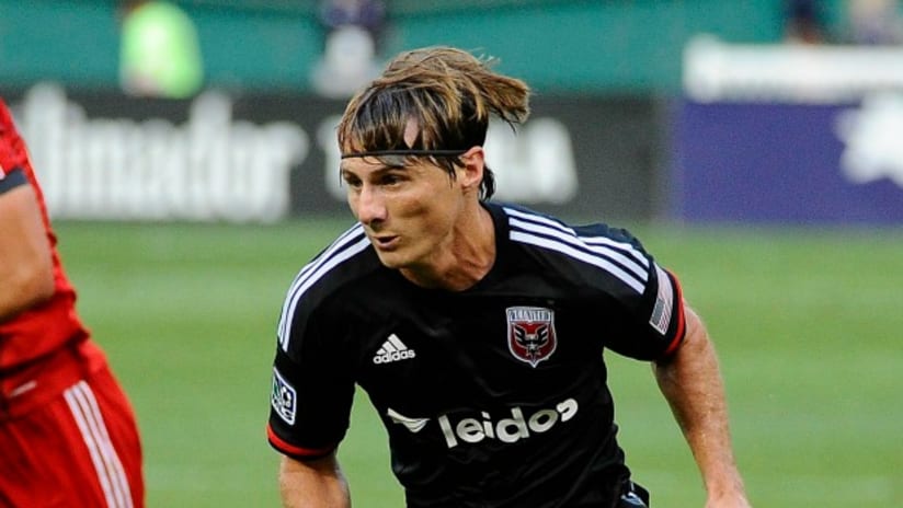 Chris Rolfe with D.C. United
