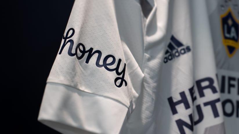 LA Galaxy sleeve partnership with Honey