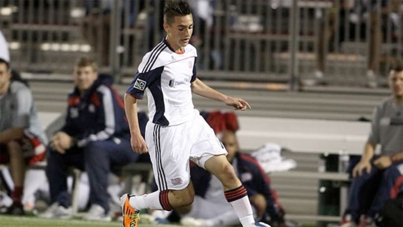 Diego Fagundez made his first-team debut Tuesday night in Open Cup qualifying.