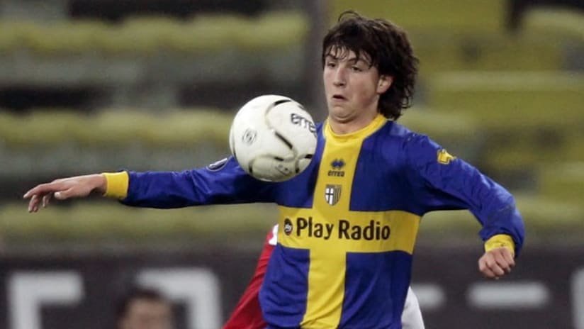 Daniele Paponi with Parma in 2007