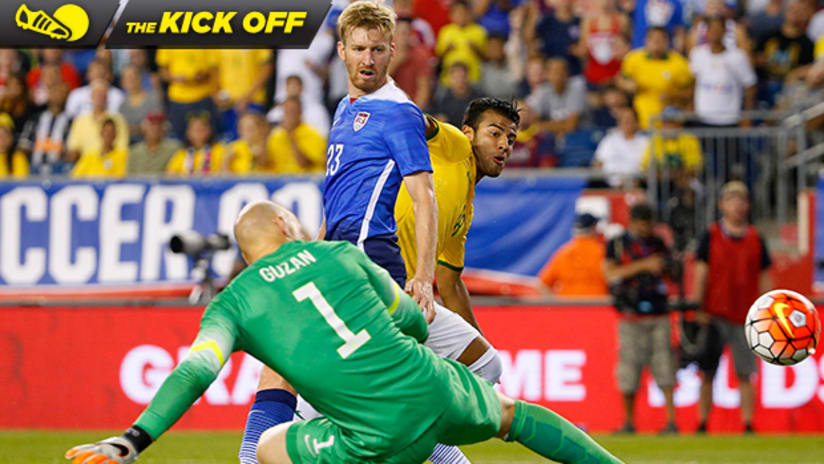 USA vs Brazil for Kick Off