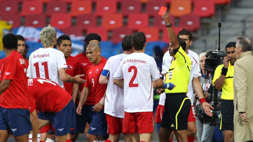 Another controversial call at the World Cup tilted the match Chile's way.