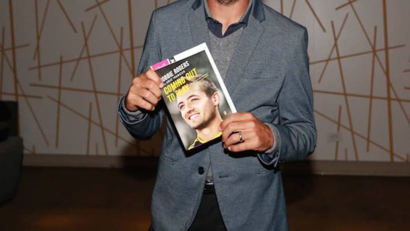 Robbie Rogers' first book, "Coming Out to Play"