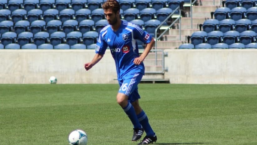 Adrian Lopez in Montreal Impact Reserve League action