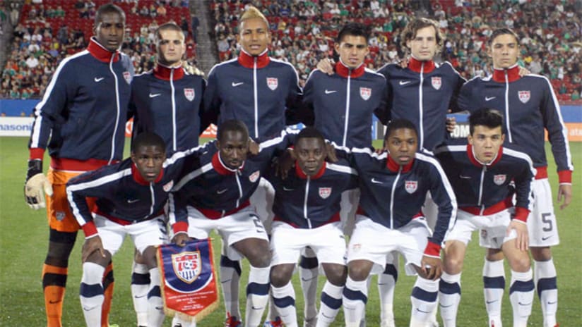 The US Under-23 starting XI for the team's friendly vs. Mexico.