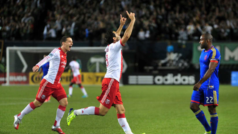 Diego Valeri celebrates his goal vs. Colorado