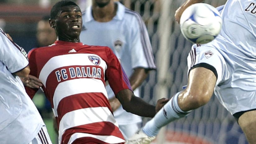 Anthony Wallace (pictured here with former team Dallas) made his Colorado debut in a 3-0 win vs. Chivas USA.