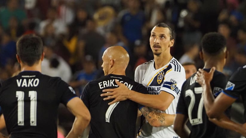 Zlatan Ibrahimovic is tall - LA Galaxy