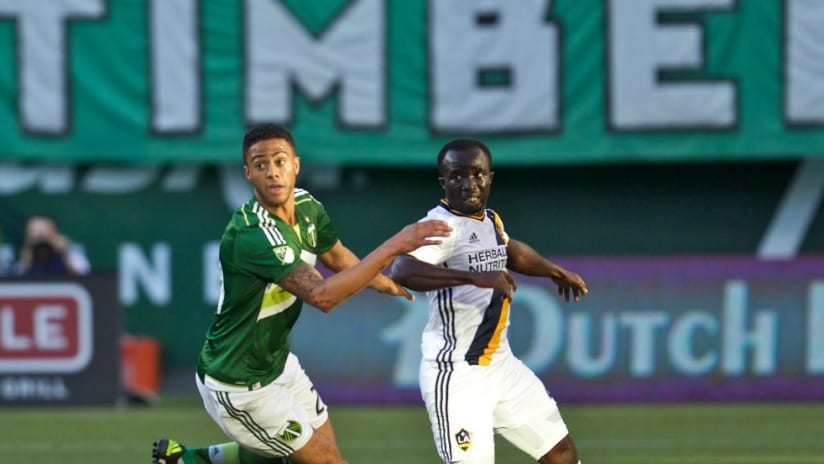 Taylor Peay - Emmanuel Boateng - Portland Timbers - LA Galaxy
