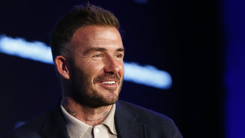 David Beckham - Inter Miami CF - smiling