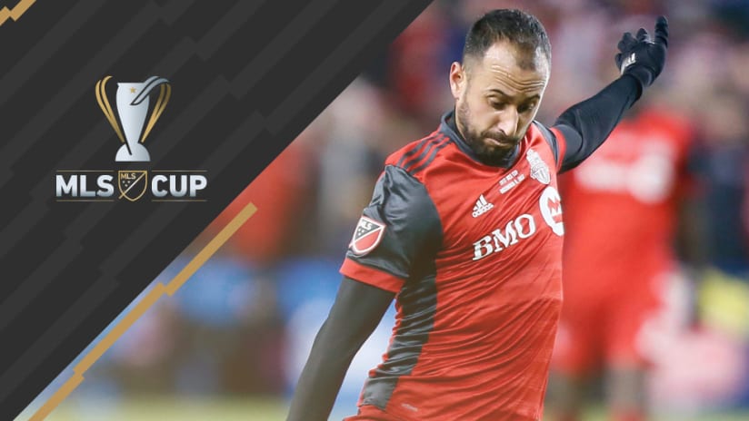 MLS Cup overlay: Victor Vazquez - Toronto FC - close-up