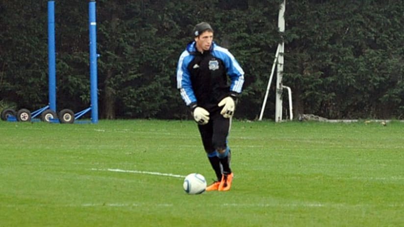 David Bingham played a half in the Quakes' win over Colchester United.