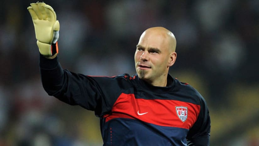 Marcus Hahnemann at US training in South Africa