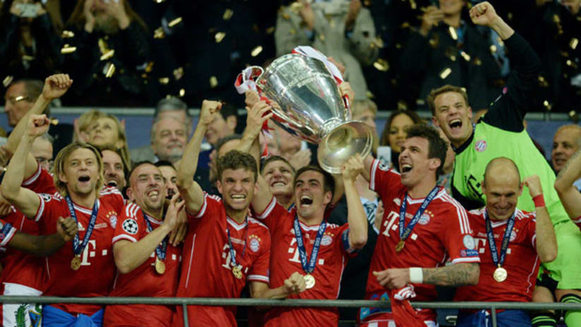Bayern Munich Champions League trophy