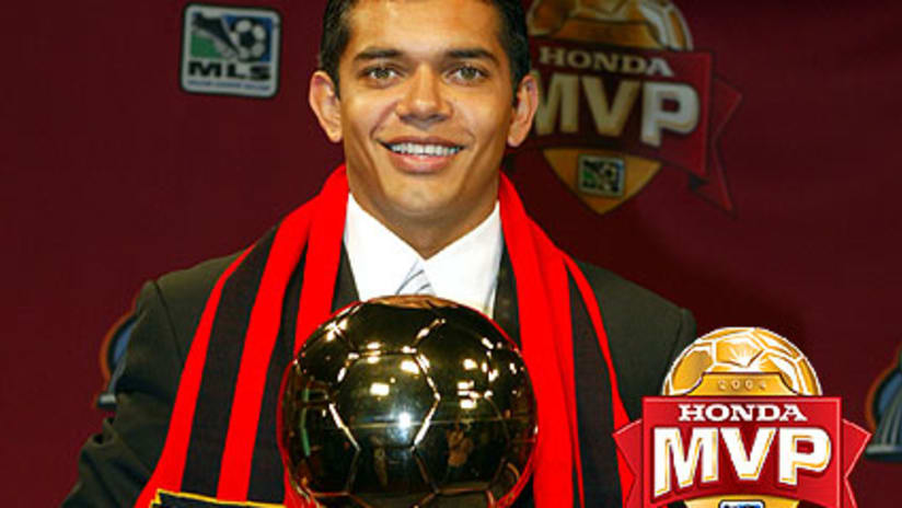 Amado Guevara was named 2004 Honda MVP on Thursday.