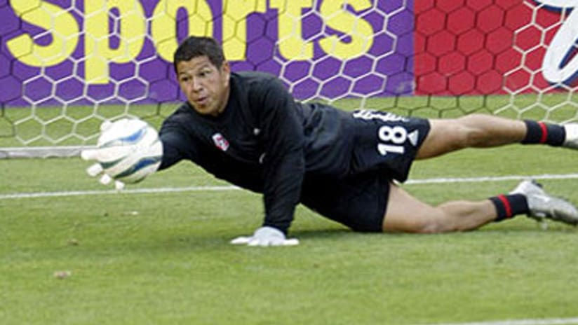 Nick Rimando has returned from injury for United.