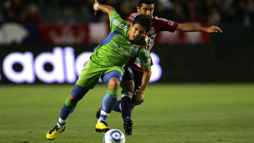 Red-hot Fredy Montero was finally cooled down, as Seattle struggled to create at Chivas USA.