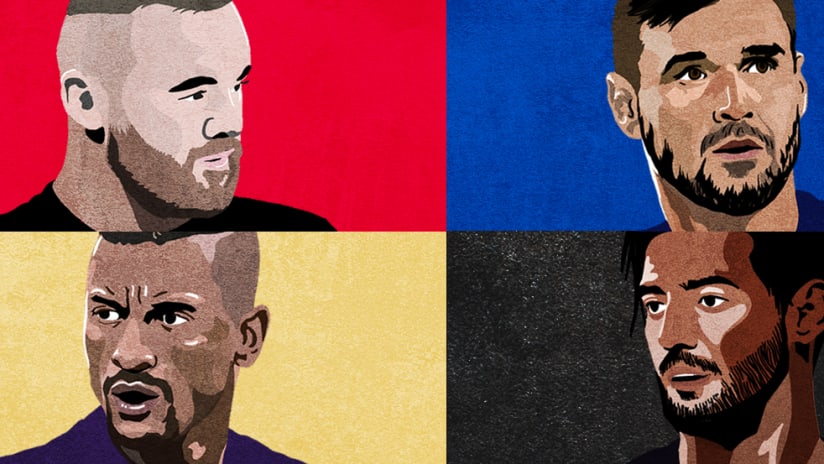 Rooney, Wondo, Nani, Vela - MLS All-Star 2019 - captain vote graphic