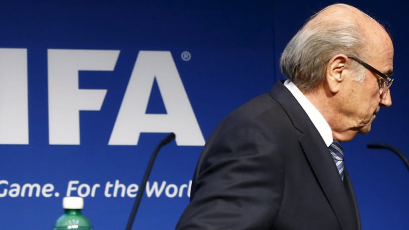 Sepp Blatter - press conference - FIFA