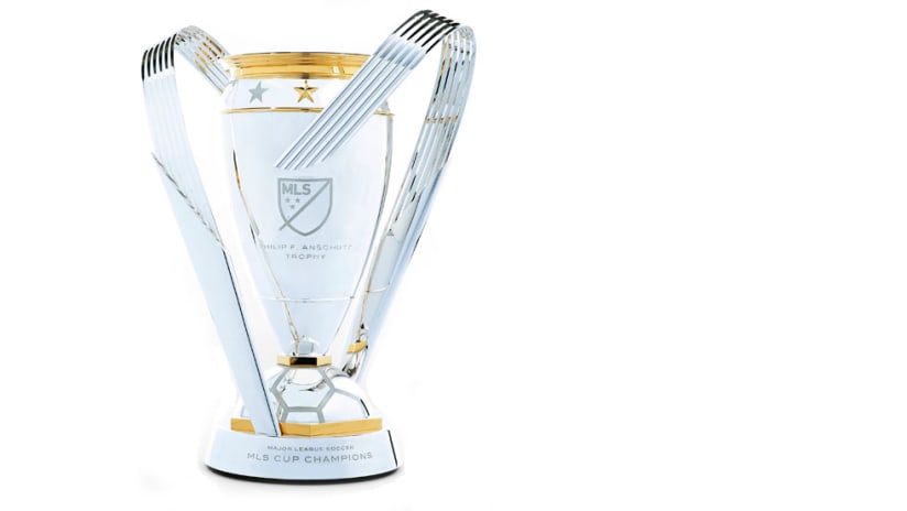 MLS Cup Trophy - New trophy, not full image