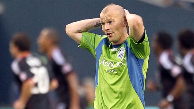 Seattle's Freddie Ljungberg will train away from the team as he continues to explore other playing options.