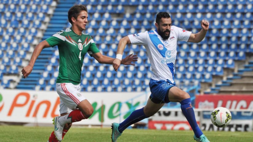 Herculez Gomez in action for Puebla