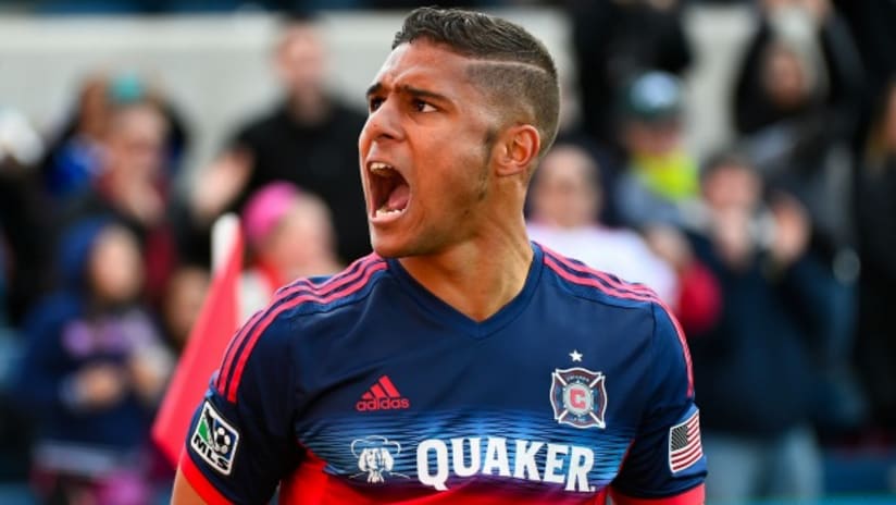Quincy Amarikwa of the Chicago Fire